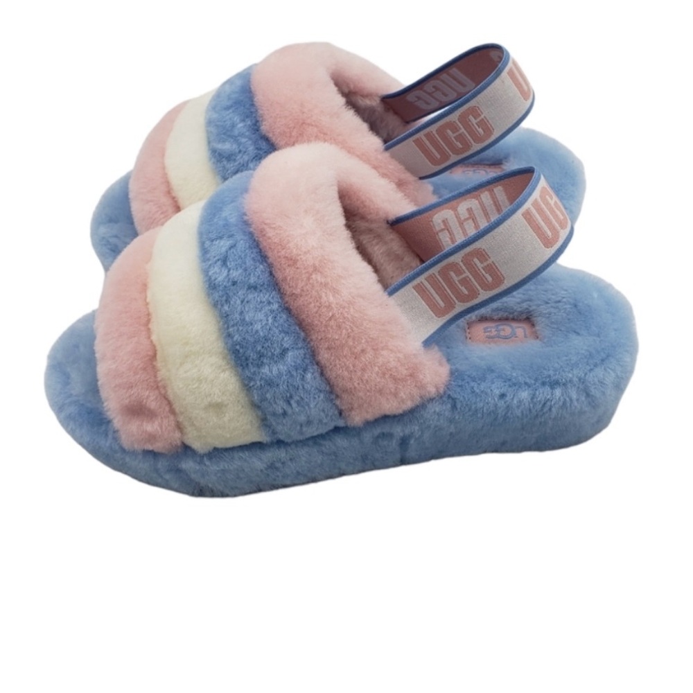 UGG Multicolor Fluffy Slippers